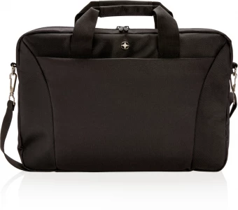 Swiss Peak 15.4" kannettavan tietokoneen laukku, musta