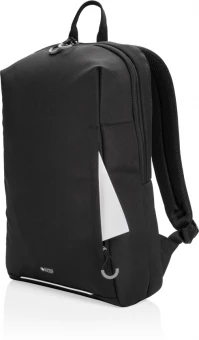 Swiss Peak AWARE™ RFID ja USB kannettavan tietokoneen reppu, musta