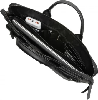 Swiss Peak GRS kierrätetystä PU-materiaalista valmistettu laukku 14 tuuman kannettavalle tietokoneelle