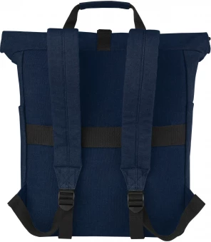 Joey 15” GRS recycled canvas rolltop laptop backpack 15L