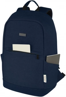 Joey 15.6" GRS recycled canvas anti-theft laptop backpack 18L