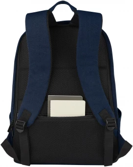 Joey 15.6" GRS recycled canvas anti-theft laptop backpack 18L