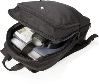 Swiss Peak 17 "sülearvuti seljakott, must