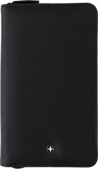 Swiss Peak Heritage RCS rPU RFID matkalompakko, musta