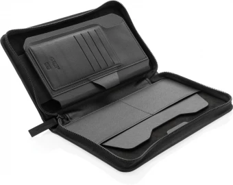 Swiss Peak Heritage RCS rPU RFID matkalompakko, musta