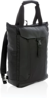 Swiss Peak RFID 15" kannettavan tietokoneen kassi PVC vapaa, musta