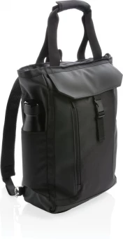 Swiss Peak RFID 15" kannettavan tietokoneen kassi PVC vapaa, musta