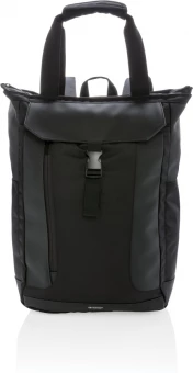 Swiss Peak RFID 15" kannettavan tietokoneen kassi PVC vapaa, musta