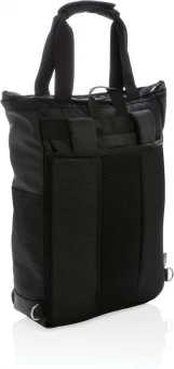 Swiss Peak RFID 15" kannettavan tietokoneen kassi PVC vapaa, musta