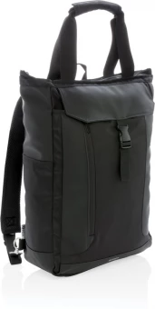 Swiss Peak RFID 15" kannettavan tietokoneen kassi PVC vapaa, musta