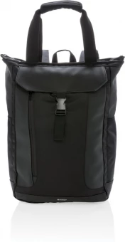 Swiss Peak RFID 15" kannettavan tietokoneen kassi PVC vapaa, musta