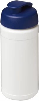 Baseline 500 ml:n kierrätetystä materiaalista valmistettu juomapullo läppäkannella