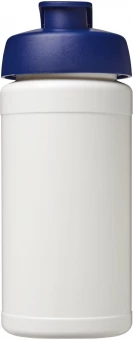 Baseline 500 ml:n kierrätetystä materiaalista valmistettu juomapullo läppäkannella