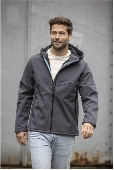 Taaskasutatud materjalidest softshell jope Coltan meestele