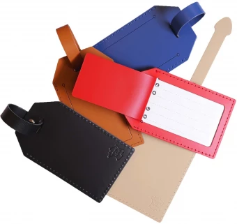 Taaskasutatud nahast pagasisilt Milou