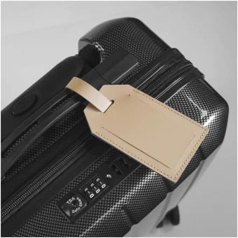 Taaskasutatud nahast pagasisilt Milou