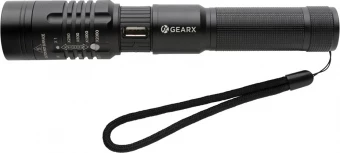 Gear X USB atkārtoti uzlādējams kabatas lukturītis