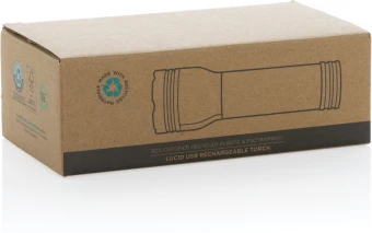 Lucid 3W RCS sertifioitu kierrätetystä muovista ja bambusta valmistettu taskulamppu