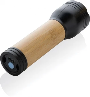 Lucid 3W RCS sertificēts pārstrādātas plastmasas un bambusa kabatas lukturītis