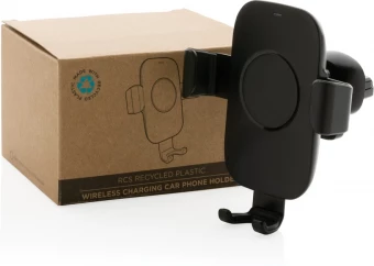 RCS kierrätysmuovista valmistettu 10W langaton laturipidike autoon