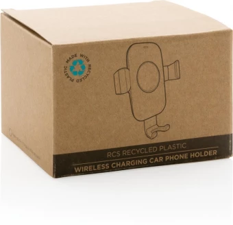RCS kierrätysmuovista valmistettu 10W langaton laturipidike autoon