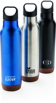 Termospullo korkkipohjalla