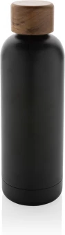 Wood RCS sertificēta pārstrādāta nerūsējošā tērauda vakuuma pudele 500ml