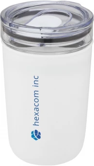 Bello 420 ml juomalasi, jossa on uusiomuovinen ulkoseinä