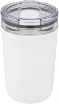 Bello 420 ml juomalasi, jossa on uusiomuovinen ulkoseinä