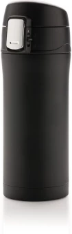 RCS Recycled stainless steel easy lock vacuum mug, black