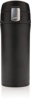 RCS Recycled stainless steel easy lock vacuum mug, black