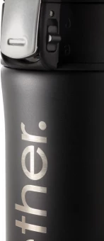 RCS Recycled stainless steel easy lock vacuum mug, black