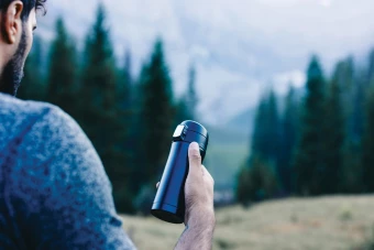 RCS Pārstrādāta nerūsējošā tērauda viegli aizslēdzama vakuuma krūze