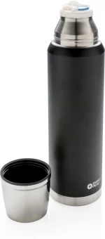 Swiss Peak Elite 1L kuparinen tyhjiöpullo, musta