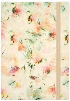 Tie-Dye jooneliste lehtedega A5 märkmik