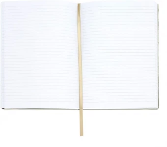 Tie-Dye jooneliste lehtedega A5 märkmik