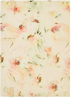 Tie-Dye jooneliste lehtedega A5 märkmik