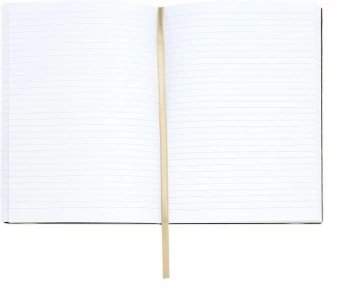 Tie-Dye jooneliste lehtedega A5 märkmik