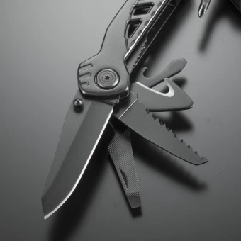 TITANIUM-COATED STEEL MULTITOOL OPTIMA