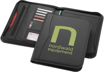 Ebony-kansio, koko A4, vetoketjullinen