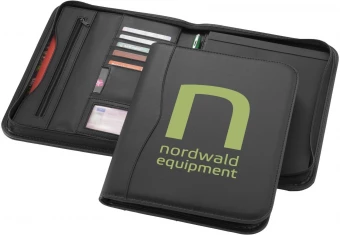 Ebony-kansio, koko A4, vetoketjullinen