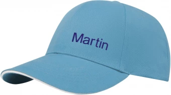 Topaz 6-paneeline taaskasutatud sandwich-stiilis müts