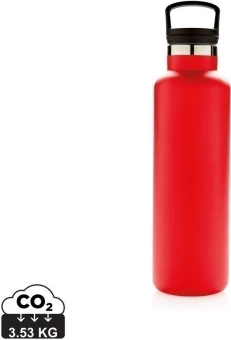 Vacuum insulated leak proof standard mouth bottle, black