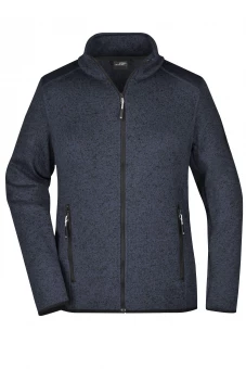 Trendikas naiste kootud fliisjakk