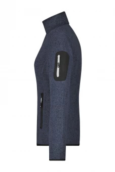 Trendikas naiste kootud fliisjakk