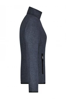 Trendikas naiste kootud fliisjakk