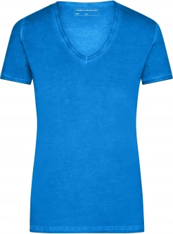 Trendikas naiste V-kaelusega T-särk