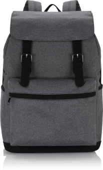 Reppu kannettavalle tietokoneelle magneettisoljilla, harmaa