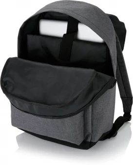 Reppu kannettavalle tietokoneelle magneettisoljilla, harmaa