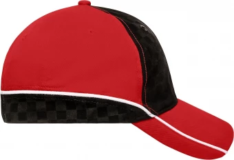 Trendikas võidusõidumustriga nokamüts